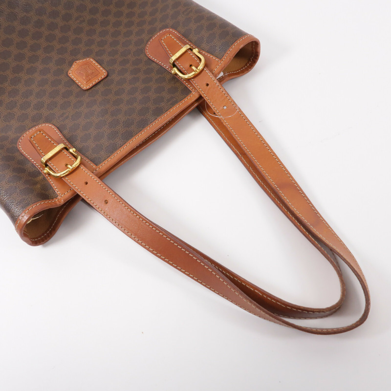 CELINE 塗層帆布Macadam Tote Bag手挽袋-8