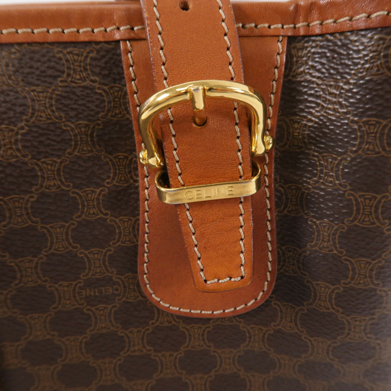 CELINE 塗層帆布Macadam Tote Bag手挽袋-9