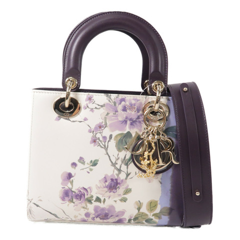 Dior 羊皮皮革Lady Dior My ABCDior Small手挽肩背兩用袋