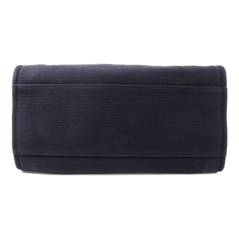 CHANEL 帆布Deauville Tote Medium鏈帶手挽肩背兩用袋-3