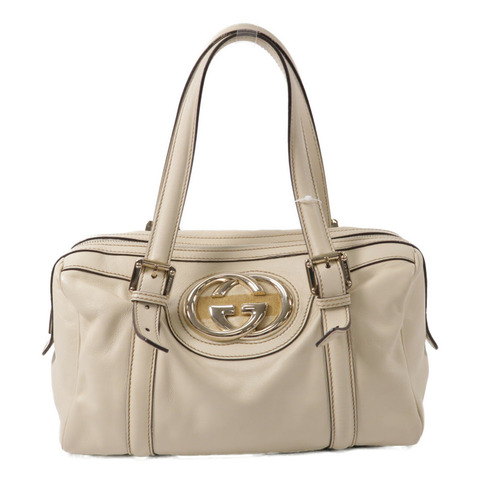 GUCCI 牛皮皮革Boston Bag手挽袋
