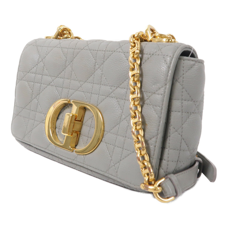 Dior 牛皮皮革Caro Small鏈帶肩背袋-2