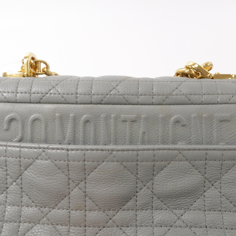 Dior 牛皮皮革Caro Small鏈帶肩背袋-7