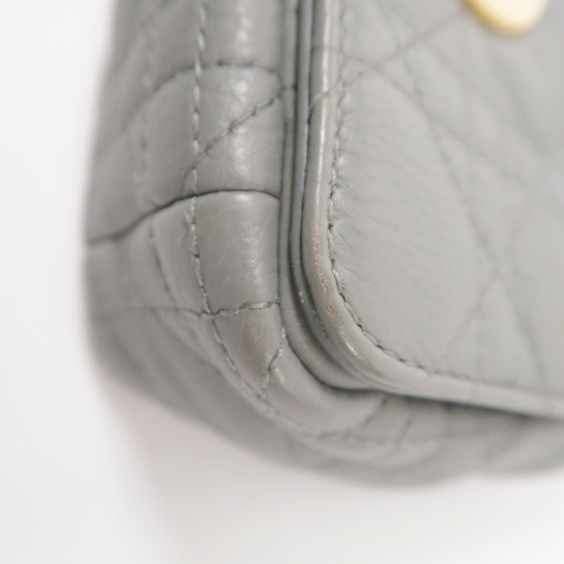 Dior 牛皮皮革Caro Small鏈帶肩背袋-11