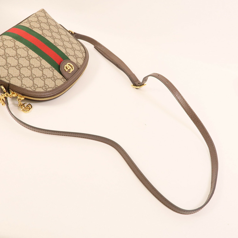 GUCCI 塗層帆布Ophidia Bag肩背袋-5