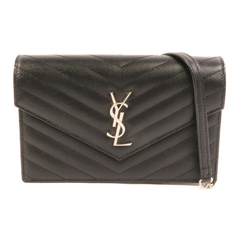 SAINT LAURENT 牛皮皮革Cassandre肩背袋
