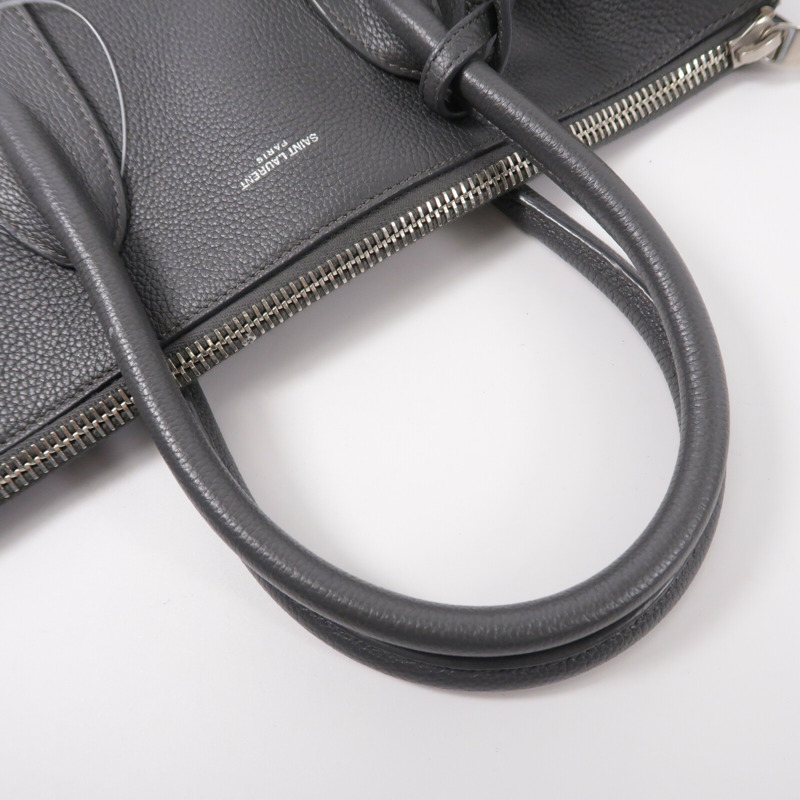 SAINT LAURENT 牛皮皮革Sac De Jour Souple North-South手挽肩背兩用袋-9