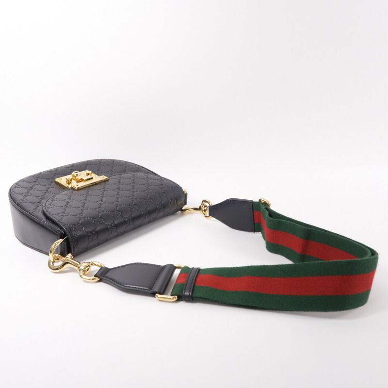 GUCCI 牛皮皮革GG Supreme肩背袋-8