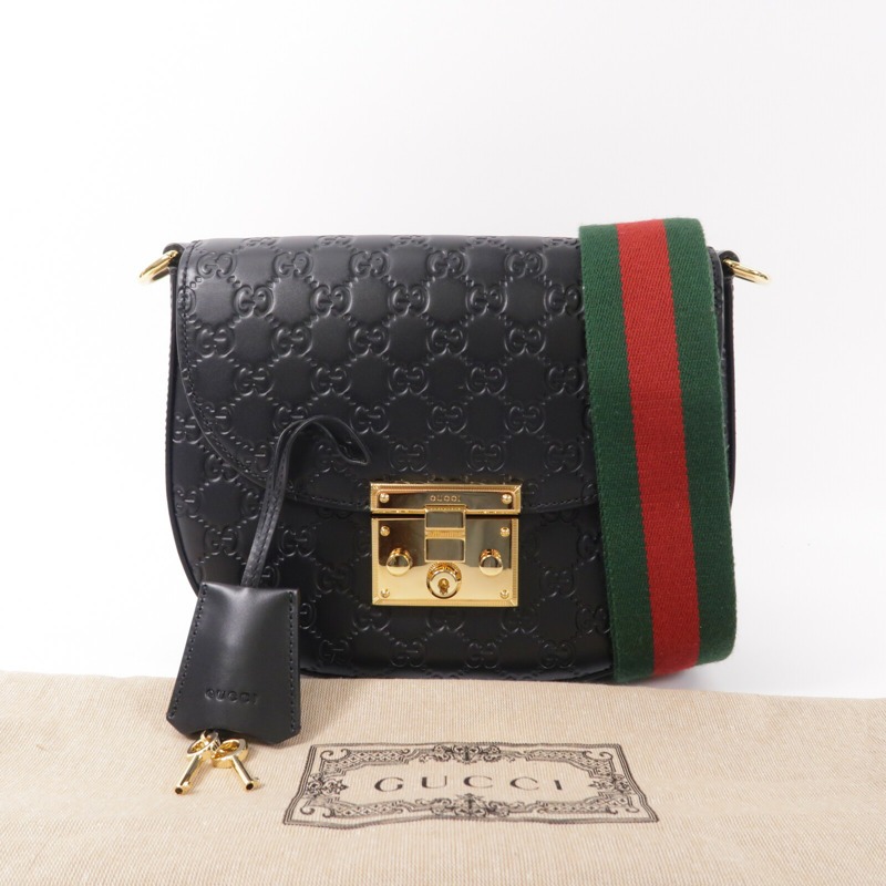 GUCCI 牛皮皮革GG Supreme肩背袋-10