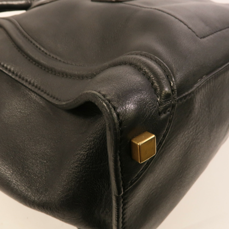 CELINE 牛皮皮革Shoulder Luggage肩背袋-8