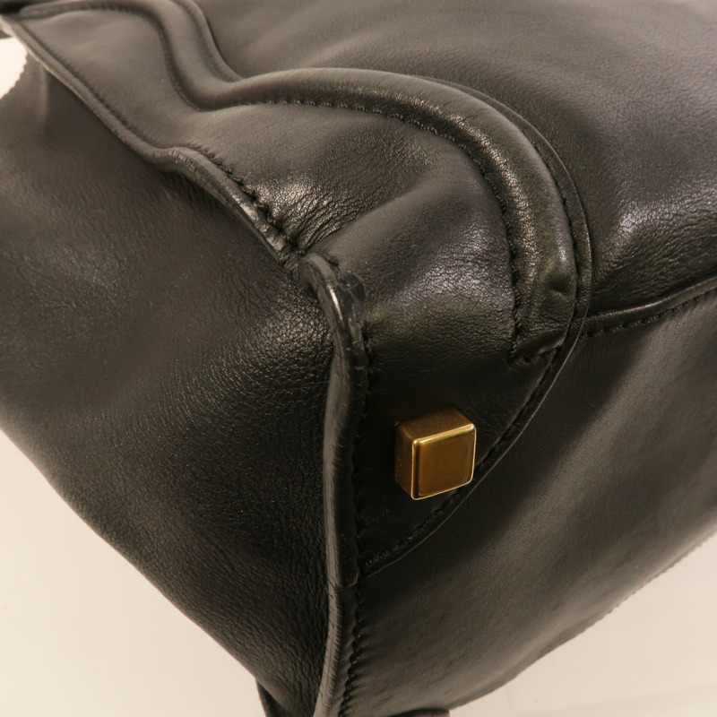 CELINE 牛皮皮革Shoulder Luggage肩背袋-10