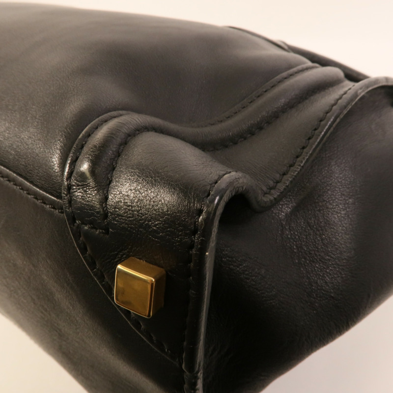 CELINE 牛皮皮革Shoulder Luggage肩背袋-11