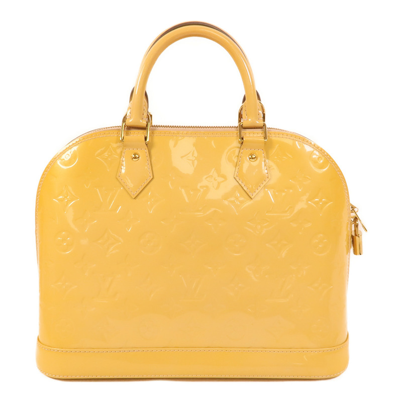 LOUIS VUITTON Monogram Vernis Alma PM金扣手挽袋-1