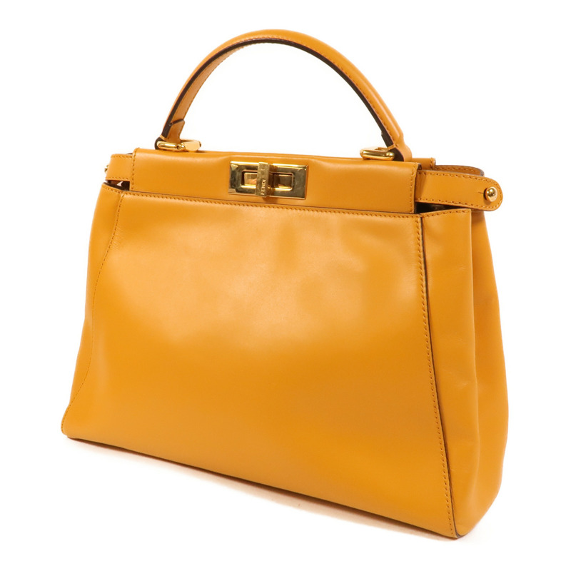FENDI 牛皮皮革Peekaboo手挽肩背兩用袋-2