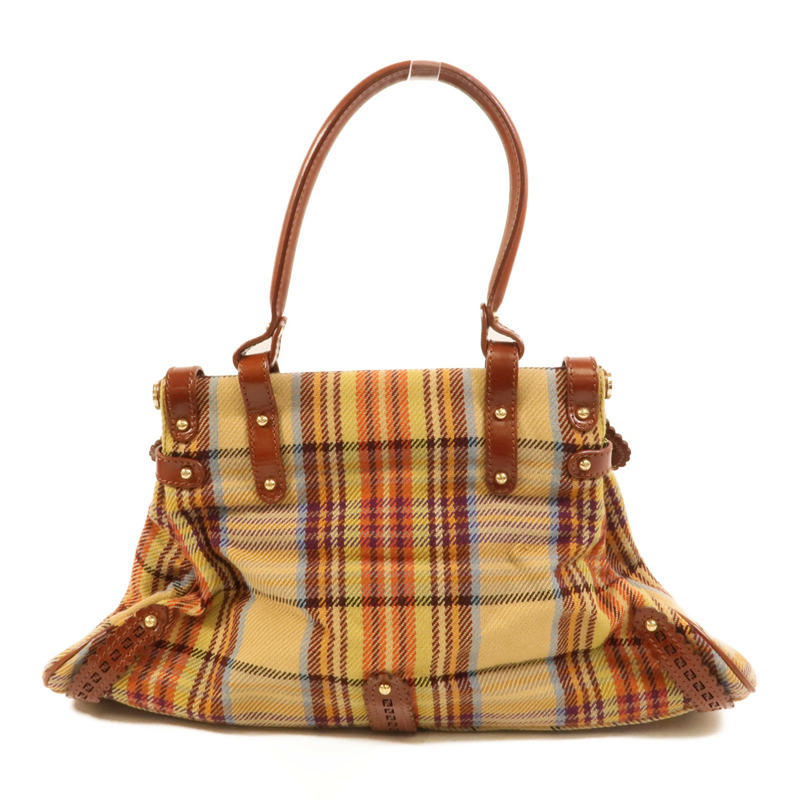 FENDI 棉質Vintage Bag手挽袋-1