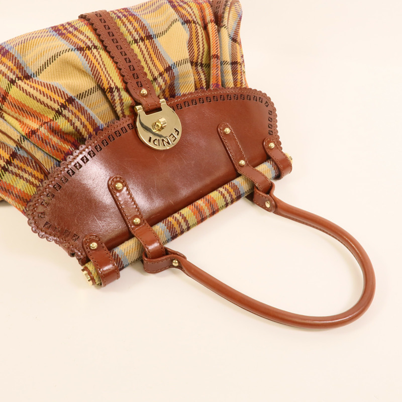 FENDI 棉質Vintage Bag手挽袋-5
