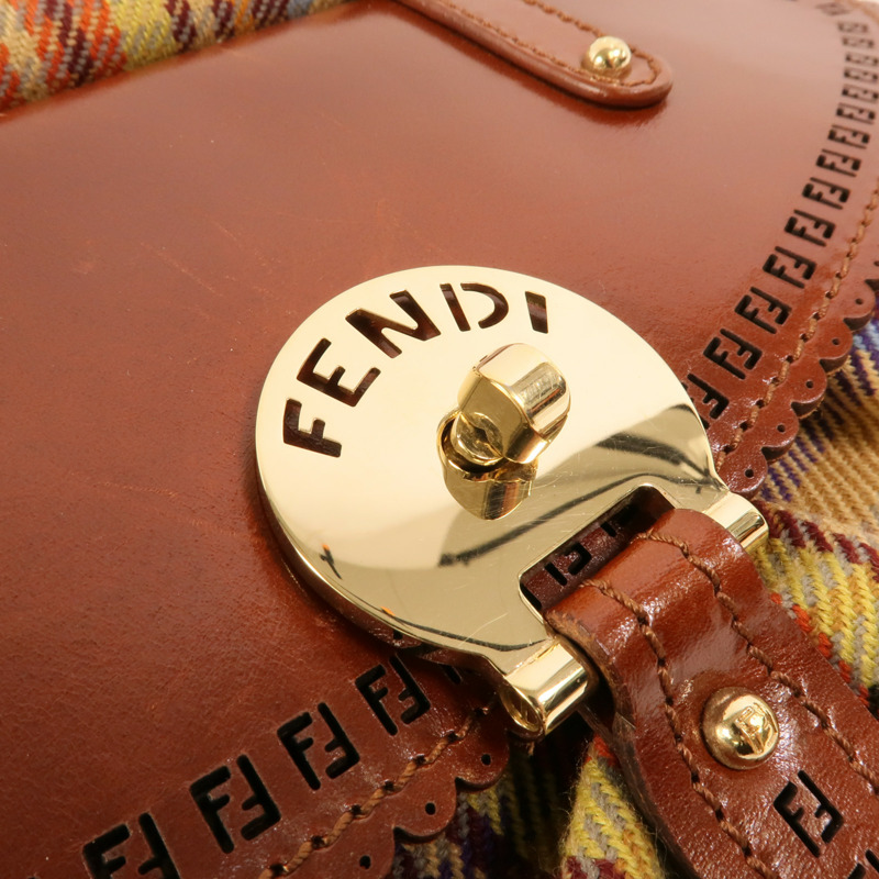 FENDI 棉質Vintage Bag手挽袋-6