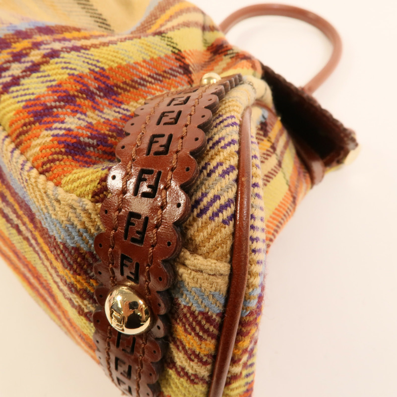 FENDI 棉質Vintage Bag手挽袋-10