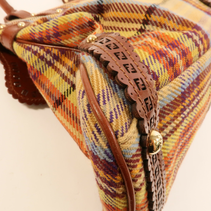 FENDI 棉質Vintage Bag手挽袋-11