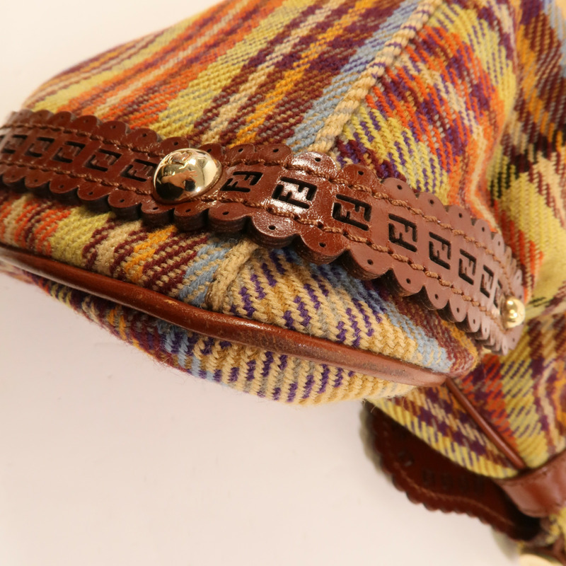 FENDI 棉質Vintage Bag手挽袋-12