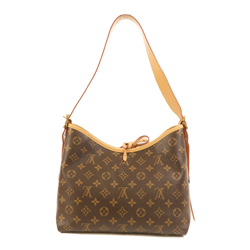 LOUIS VUITTON Monogram CarryAll PM金扣肩背袋-1