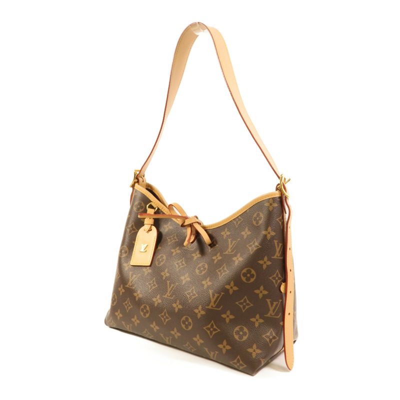 LOUIS VUITTON Monogram CarryAll PM金扣肩背袋-2
