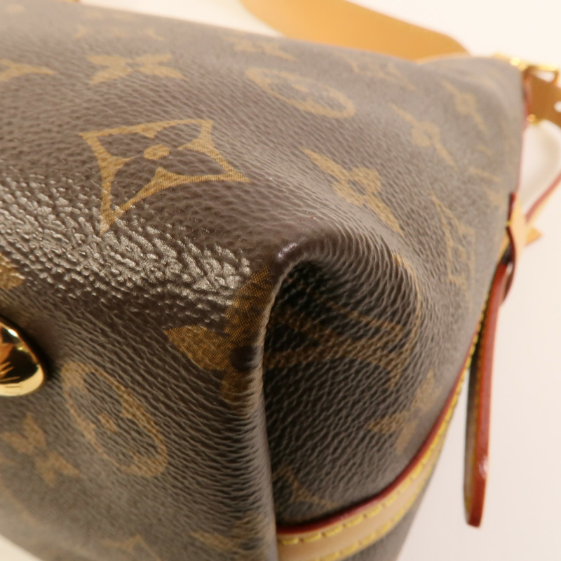 LOUIS VUITTON Monogram CarryAll PM金扣肩背袋-11