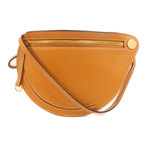 HERMES Epsom皮革Petite Course肩背袋Gold