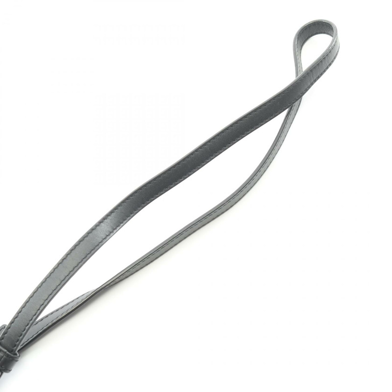 LOEWE GUSSET FLAT CROSSBODY 肩背包 皮革 卡其色 黑色 二手 男士-9