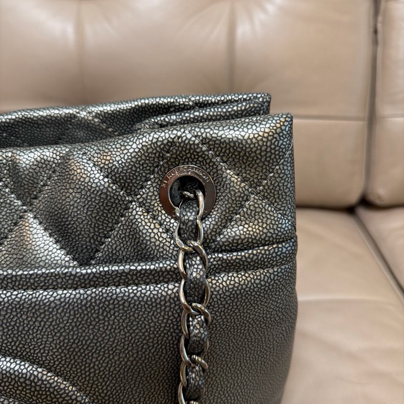 CHANEL 銀扣鏈袋肩背包 Chain Shoulder Bag-7