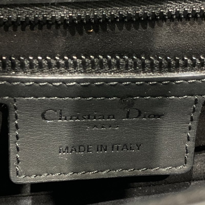 CHRISTIAN DIOR 迪奧 M0455SLLO-989U SADDLE BAG 中號馬鞍包 霧面小牛皮 黑色 黑釦-13