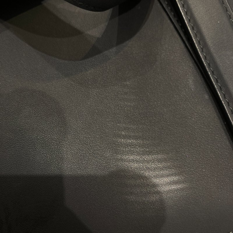 CHRISTIAN DIOR 迪奧 M0455SLLO-989U SADDLE BAG 中號馬鞍包 霧面小牛皮 黑色 黑釦-16