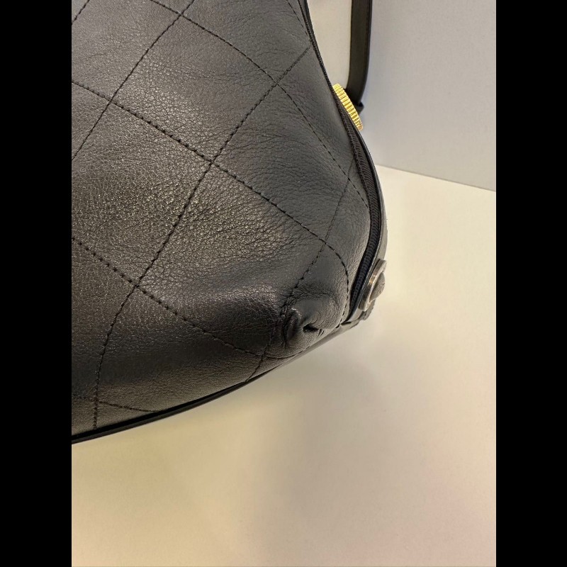 Chanel Hobo 黑金-13