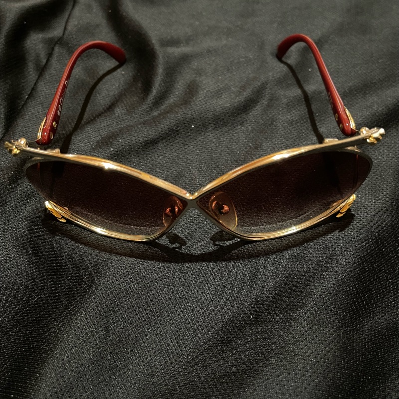 Christian Dior VINTAGE  酒紅墨鏡-2