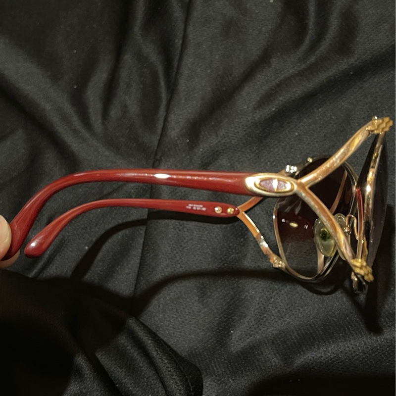 Christian Dior VINTAGE  酒紅墨鏡-8