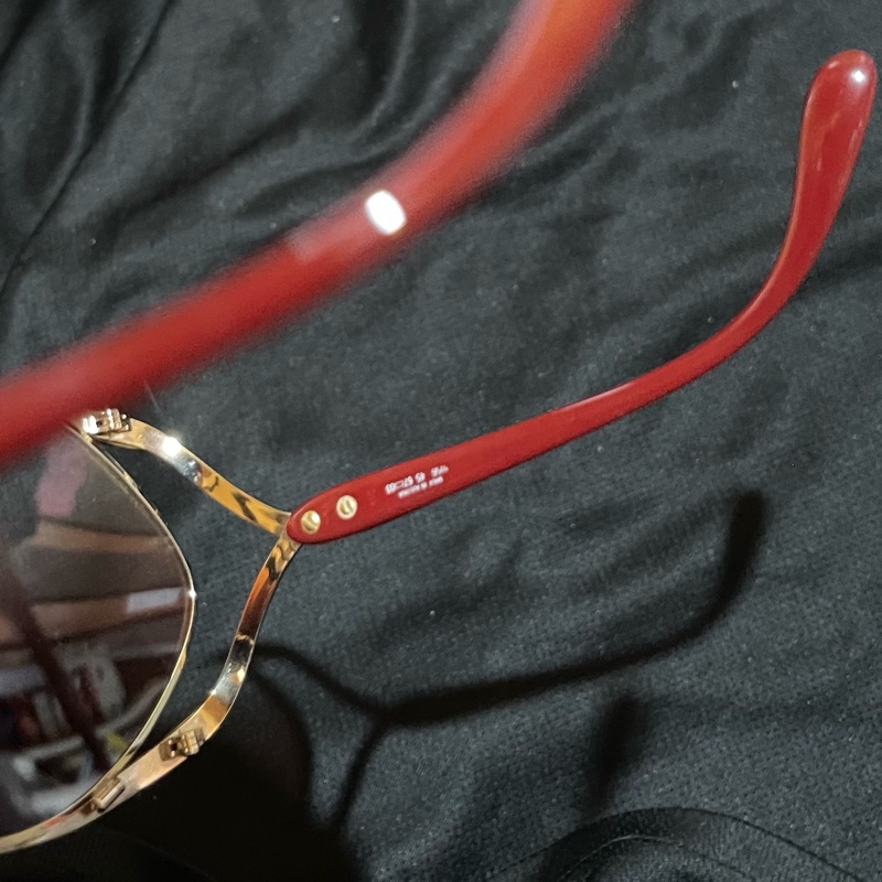 Christian Dior VINTAGE  酒紅墨鏡-10