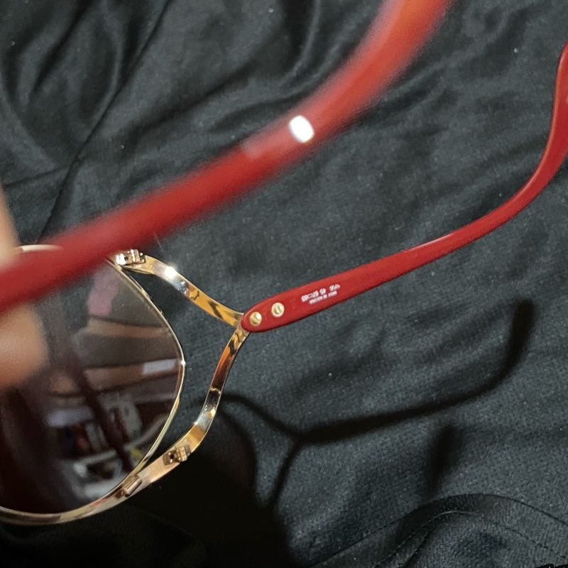 Christian Dior VINTAGE  酒紅墨鏡-22