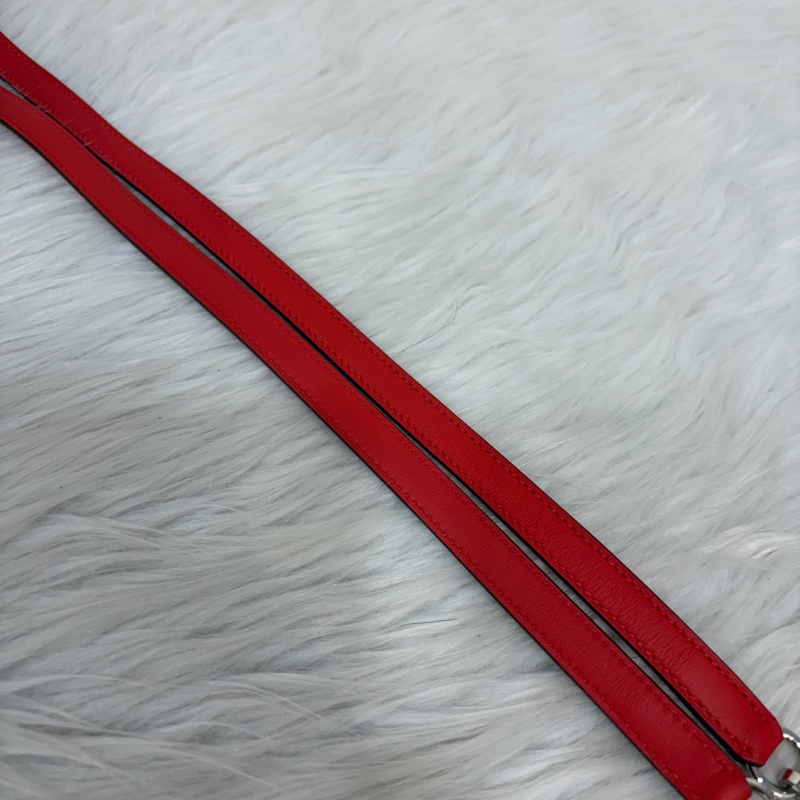 HERMES 愛馬仕 銀釦 BOLIDE 27 S5 番茄紅 SWIFT皮 柏莉包 柏麗包 手提包 斜背包 肩背包-49