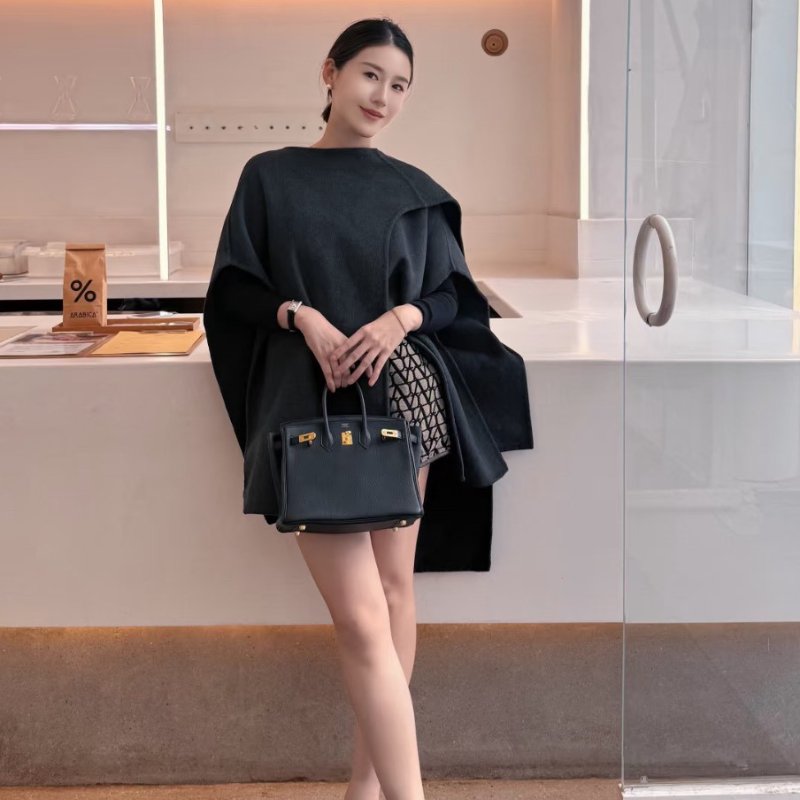Hermes Birkin25 金釦 膠膜未撕 W刻 Togo皮 臺灣購證正本 全配-1