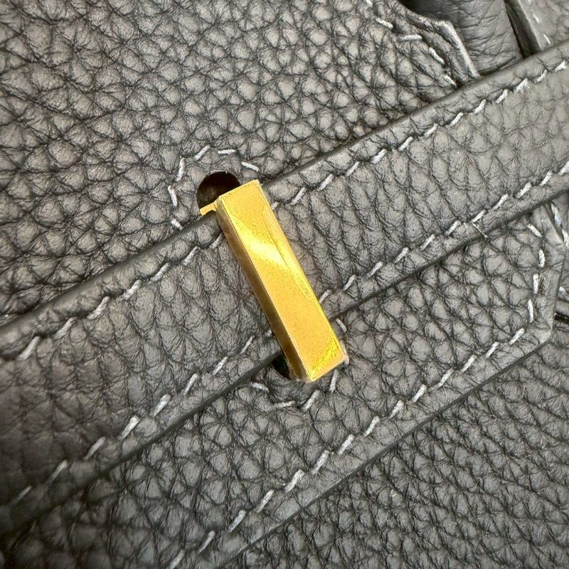 Hermes Birkin25 金釦 膠膜未撕 W刻 Togo皮 臺灣購證正本 全配-21