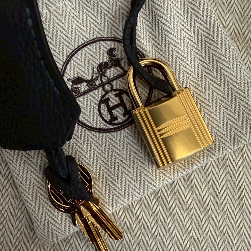 Hermes Birkin25 金釦 膠膜未撕 W刻 Togo皮 臺灣購證正本 全配-25