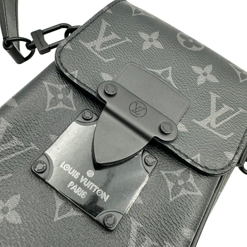 【美收精品】Louis Vuitton 黑色老花直式單肩包C-536【隔月月中將轉賣至日本 上架期限30天】-8