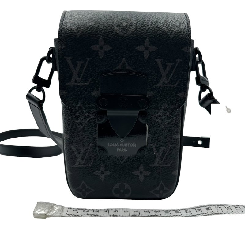 【美收精品】Louis Vuitton 黑色老花直式單肩包C-536【隔月月中將轉賣至日本 上架期限30天】-10