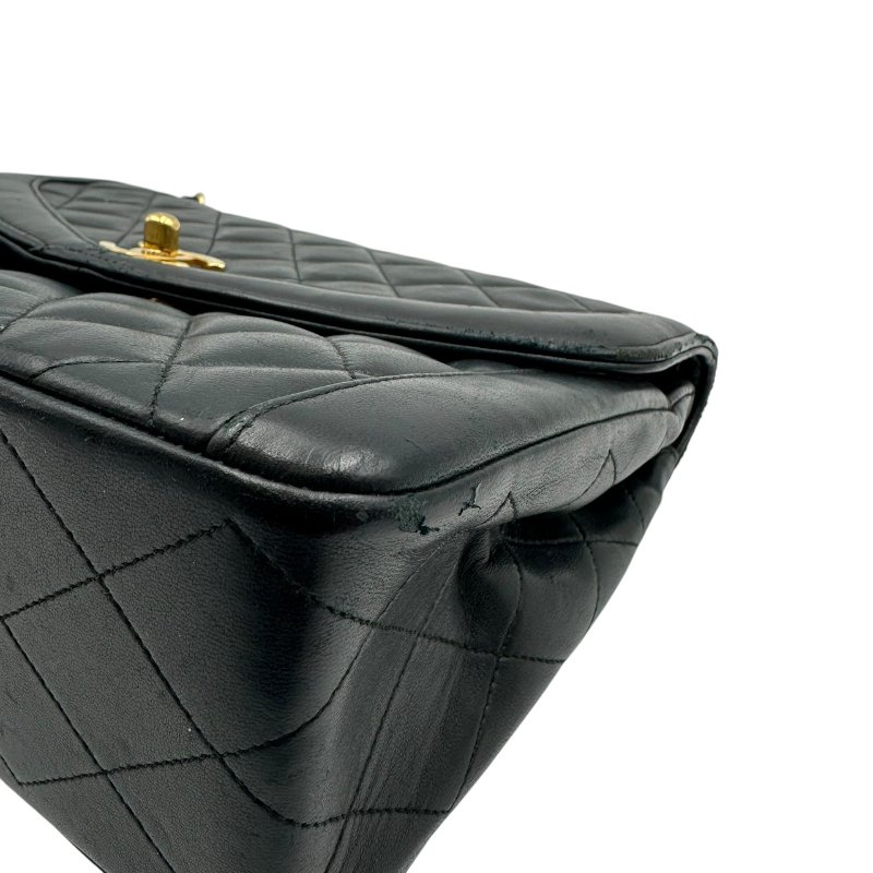 【美收精品】CHANEL 復古鏈條單肩包小羊皮絎縫肩背包 C-539【隔月月中將轉賣至日本 上架期限30天】-5