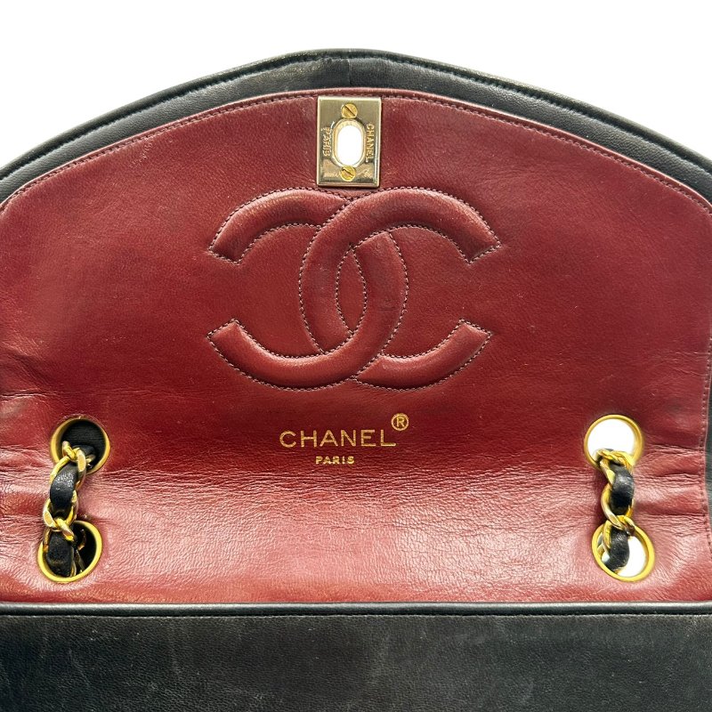 【美收精品】CHANEL 復古鏈條單肩包小羊皮絎縫肩背包 C-539【隔月月中將轉賣至日本 上架期限30天】-10