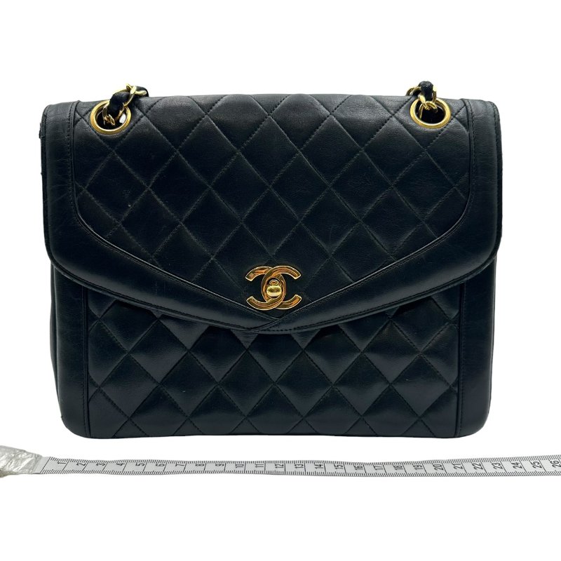 【美收精品】CHANEL 復古鏈條單肩包小羊皮絎縫肩背包 C-539【隔月月中將轉賣至日本 上架期限30天】-13