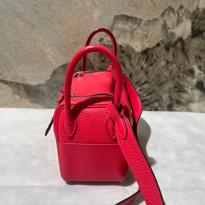 Hermes玫瑰粉TC Mini Lindy-2