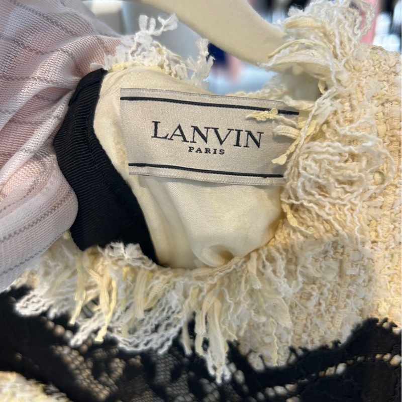 Lanvin 浪凡 全新正品 連衣裙 全蕾絲 孤品絕版 38碼,簡直像一件藝術品-2