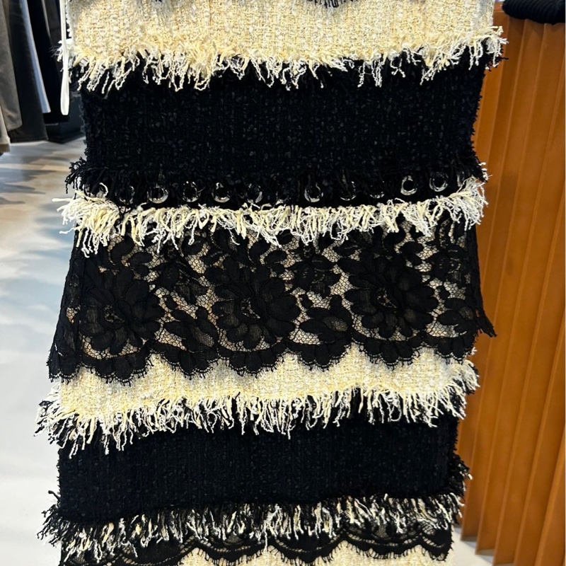 Lanvin 浪凡 全新正品 連衣裙 全蕾絲 孤品絕版 38碼,簡直像一件藝術品-5