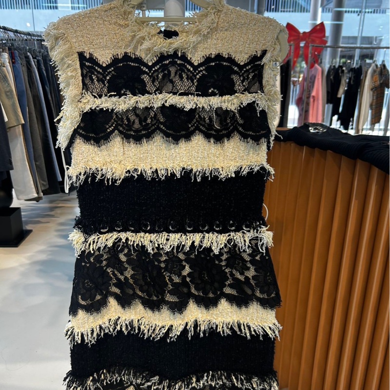 Lanvin 浪凡 全新正品 連衣裙 全蕾絲 孤品絕版 38碼,簡直像一件藝術品-7